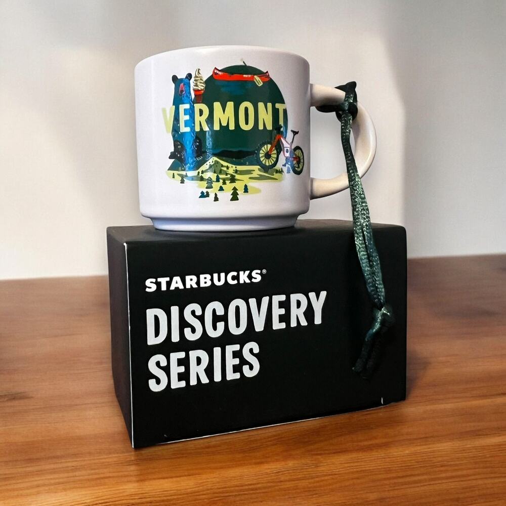 Starbucks Discovery Series 2oz Ornament Mug - Vermont VT